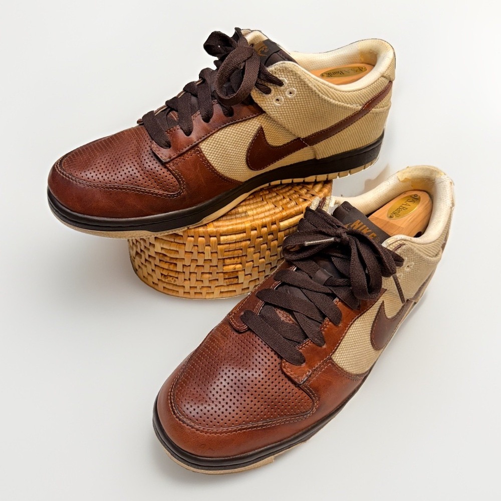 Nike Dunk Low Premium 'Light British Tan' [318764-221] US 10 Nike Shoe Rare